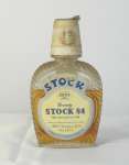 22 VECCHIA BOTTIGLIA LIQUORE DA COLLEZIONE STOCK 84 BRANDY TASCABILE -  stock 84 brandy tascabile