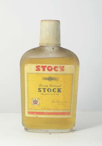 106_vecchia_bottiglia_liquore_da_collezione_stock_brandy_medicinal_tascabile