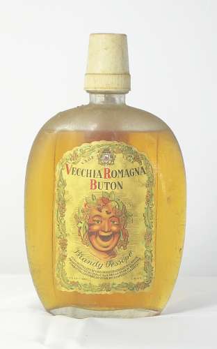 12_vecchia_bottiglia_liquore_da_collezione_vsop_vecchia_romagna_brandy_piatta