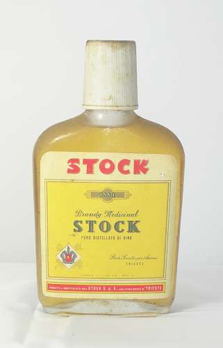 25_vecchia_bottiglia_liquore_da_collezione_stock_brandy_medicinal_piatta